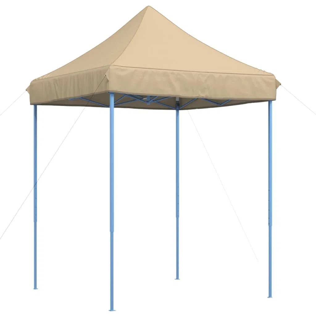 Składany namiot imprezowy typu Pop-up Beige 200 x 200 x 306 cm