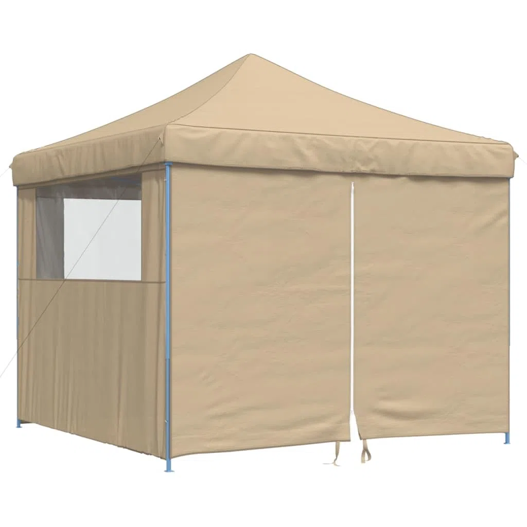 Składany namiot Pop Up Beżowy 292 x 292 x 315 cm 4 ściany